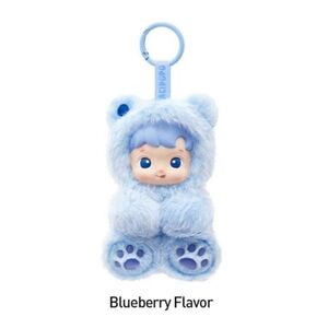 POP MART HACIPUPU Gummy Bear Series-Vinyl Plush Pendant Blind Box - BLUEBERRY